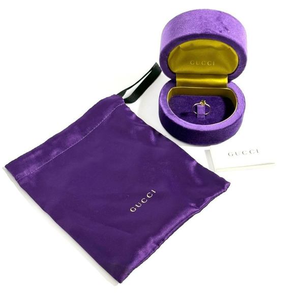 GUCCI Interlocking G Ring K18 Size 7.25 #55 - Picture 10 of 10